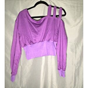TC‎ Fashion Babydoll Strappy Crop Top Women's Purple Large/X-Large